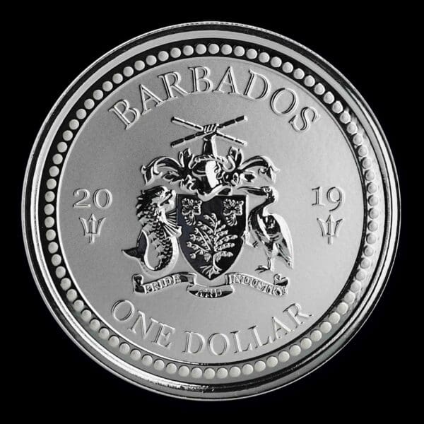 Scottsdale Mint Barbados  Lionfish BU 1 Oz - Image 2