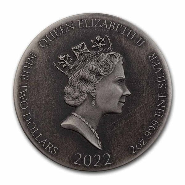 Scottsdale Mint Stříbrná mince – biblická série (Ježíš uzdravuje nemocné) 2 Oz 2022 - Image 2