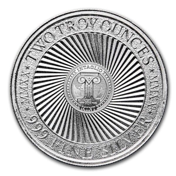 Silver Shield 2 Oz Molon Labe (typ 2) - Image 2