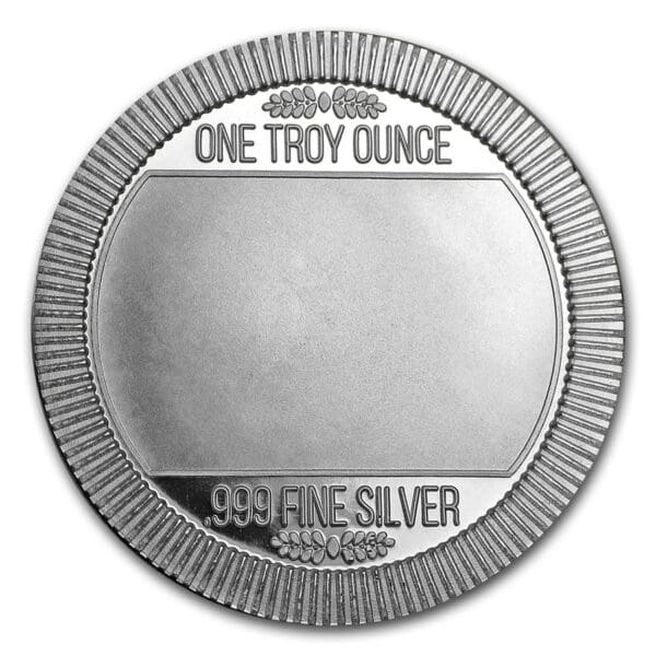 Silver Shield Mince 1 Oz stříbro : čtyřlístek pro štěstí - Image 2