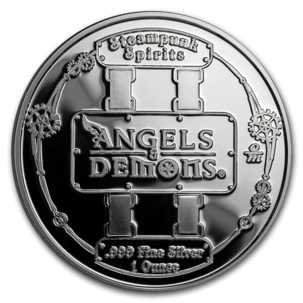 Silver Shield Mince 1 oz Stříbro Proof  - Série Andělé  & Démoni (Phoebus) - Image 2