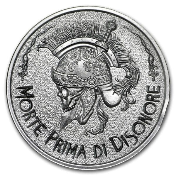 Silver Shield Mince : 2 oz Stříbrno - Latina Allure Série: Morte Prima di Disonore - Image 2