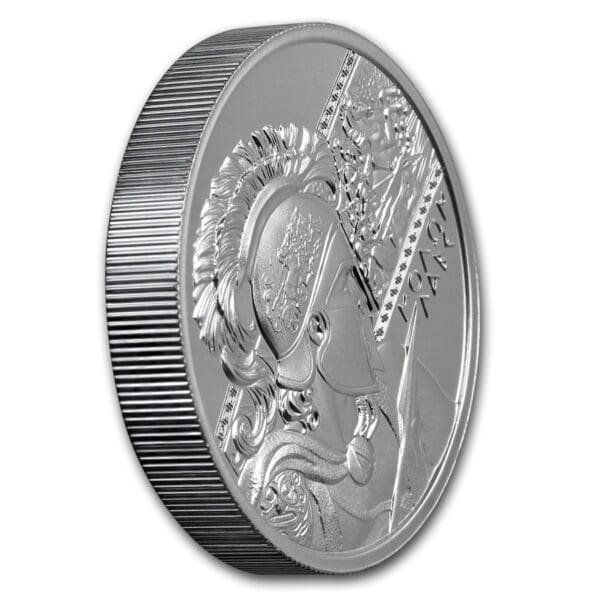 Silver Shield Mince :2 oz Stříbro - Molon Labe - Image 3