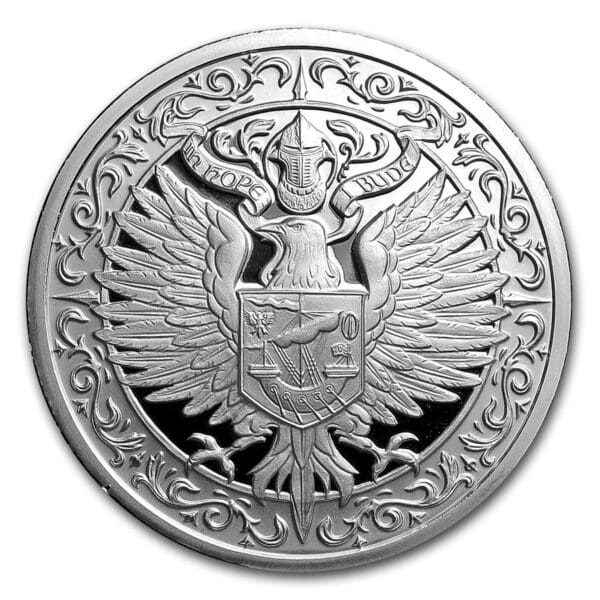 Silver Shield Mince : 2018 2 oz Stříbra - Destiny Knight: Raven - Image 2