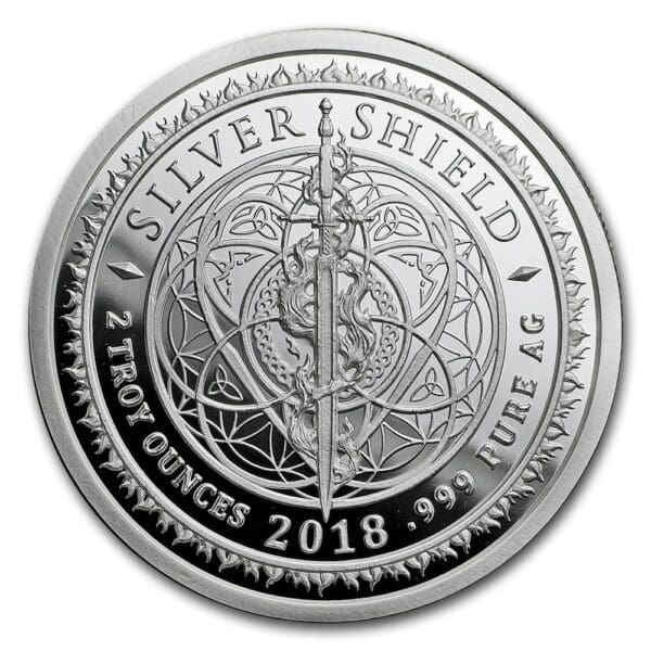 Silver Shield MiniMintage Series Aware & Readyed 2 Oz - Image 2