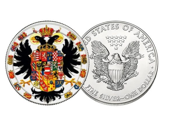 Silver Shield Znak 1752  Marie Terezie  1 OZ - Image 2