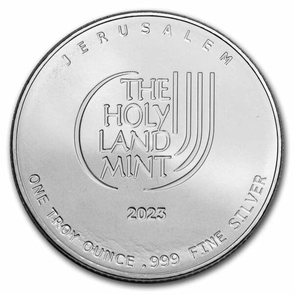 Stříbrná mince Holy Land Mint: Dove of Peace (75. výročí) 1 Oz Izrael 2023 - Image 2