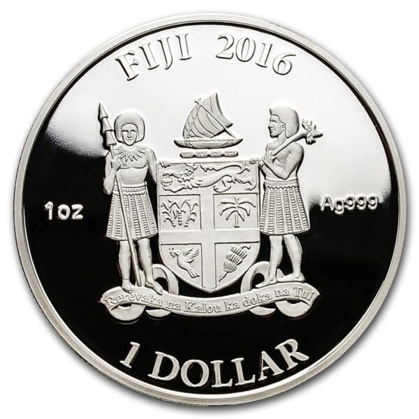 Sunshine Minting 2016 Fiji Proof Silver "Kapitán Amerika: Občanská válka" Falcon - Image 2