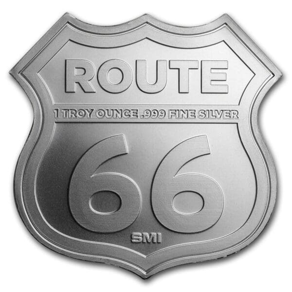 Sunshine Minting ikony Route 66  (Jack Rabbit Trading Post) 1 Oz - Image 2