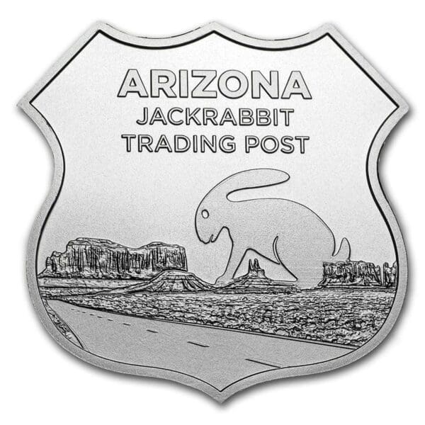 Sunshine Minting ikony Route 66  (Jack Rabbit Trading Post) 1 Oz