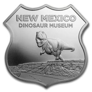 Sunshine Minting Ikony Route 66 (New Mexico Dinosaur Museum) 1 oz