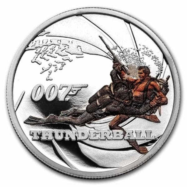The Perth Mint Australia 007 James Bond Film: Thunderball 1/2 oz