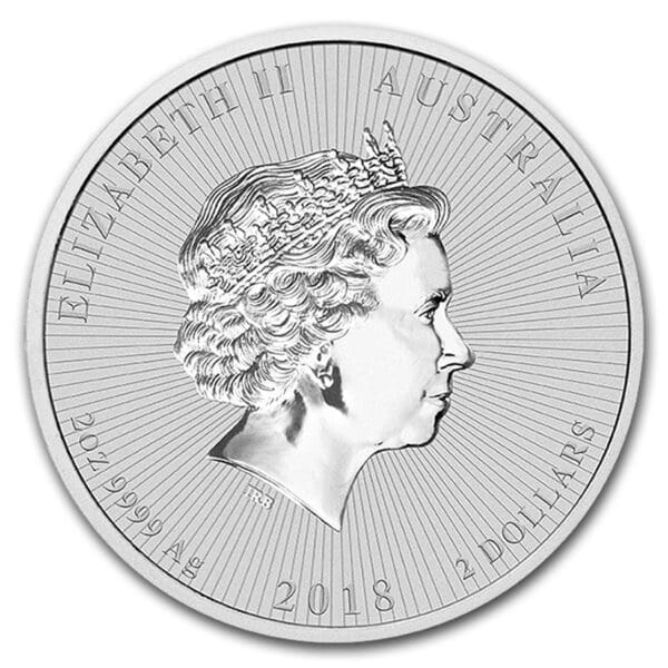 The Perth Mint Australia Mince :2018 Austrálie 2 oz Stříbro Koala BU - Image 2