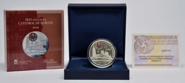The Royal Spanish Mint 800 let katedrály v Burgosu 27 g - Image 2