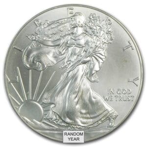 Stříbrná mince  American Eagle  1 oz  1 USD   Různý ročník USA