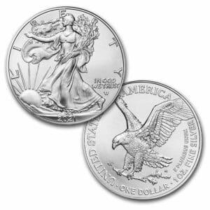 Stříbrná mince American Eagle 1 oz 1 USD 2021 USA