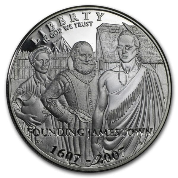 UNITED STATES MINT 2007-P Jamestown 400. Anniv $ 1 - Image 2