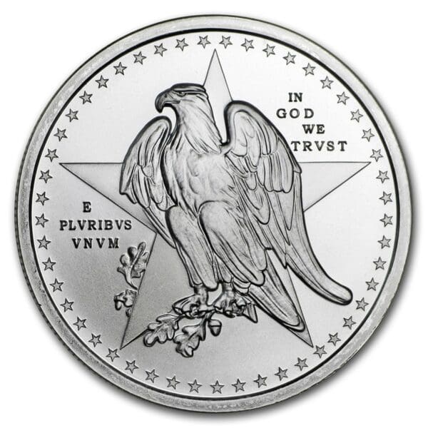 UNITED STATES MINT Mince :1 oz stříbro - Texas Centennial (nezapomeňte na  Alamo) - Image 2
