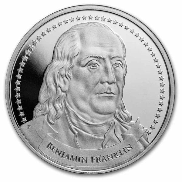 UNITED STATES MINT Mince Zakladatelé svobody: Franklin Svobodná řeč TEP 1 oz - Image 3