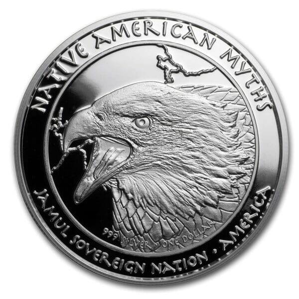 UNITED STATES MINT Native American Mýty Navajo Ghost Witch Proof - Image 2
