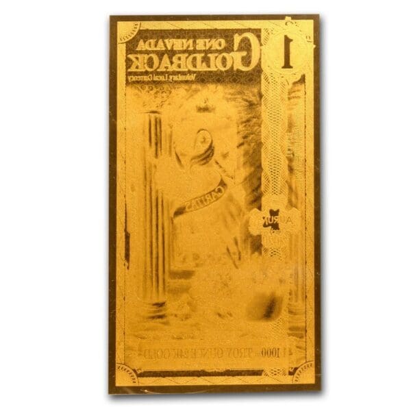 UNITED STATES MINT Slitek 1 Nevada Goldback 24k - Image 2