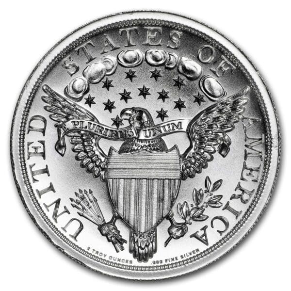 UNITED STATES MINT Stříbrný americký dolar 1804 NOVORAŽBA 2 Oz ( 62,2 g) - Image 2
