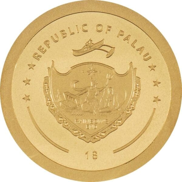UNITED STATES MINT Zlatá mince Basketball in Gold (Basketbal ve zlatě) 0,5 g 1 $  Palau 2022 - Image 2