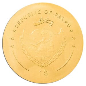 UNITED STATES MINT Zlatá mince Fotbal ve zlatě (Football in Gold) 0,5 g 1 $ Palau 2022