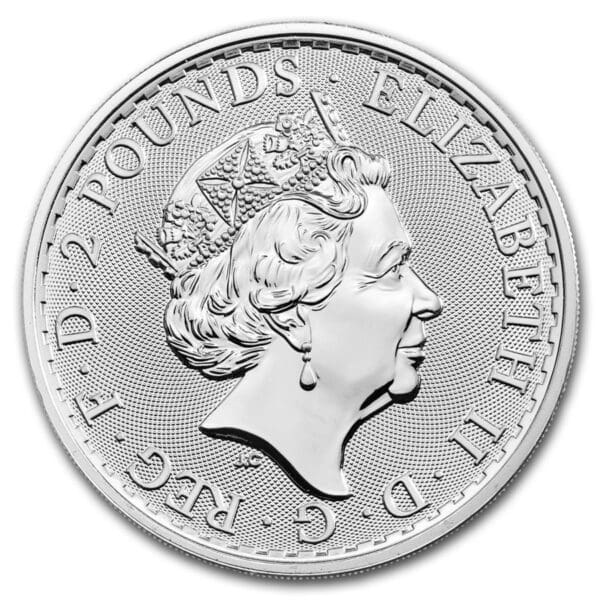 Velká Británie 1 oz Stříbro Britannia BU 2023 - Image 2