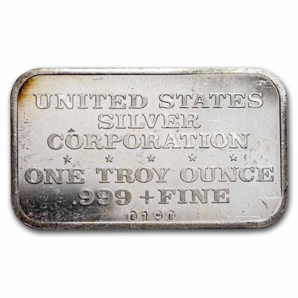 1 oz Stříbro Art Bar – US Silver Corporation (náhodný motiv) - Image 2