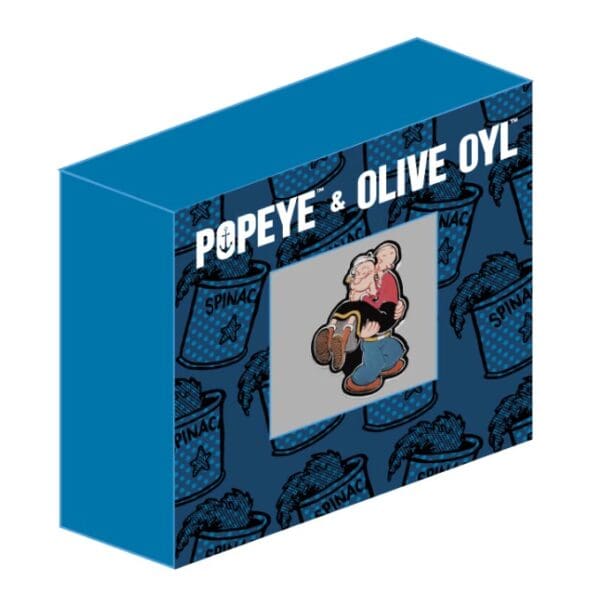 2024 1oz Samoa Popeye & Olive Oyl Shape Stříbro - Image 4