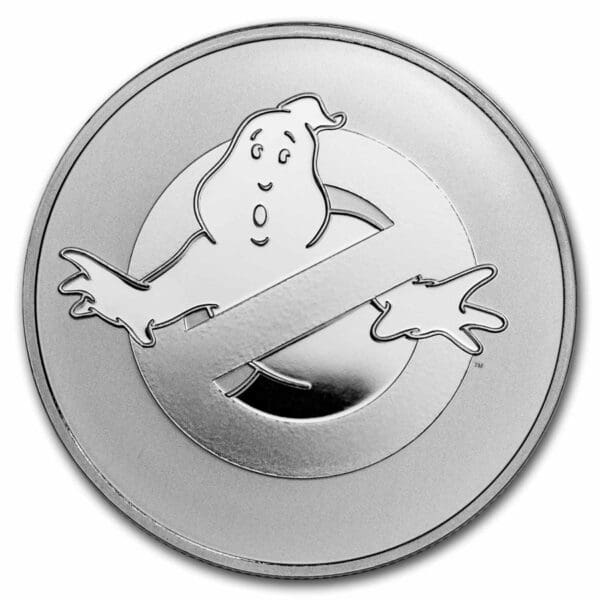 9Fine Mint 2024 1 oz Stříbrná mince 2 $ Ghostbusters No Ghost Logo TEP - Image 3