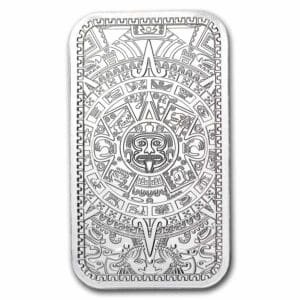 9Fine Mint Stříbrný slitek - Aztec 1 Oz
