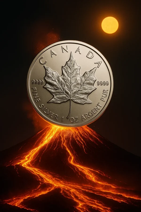Royal Canadian Mint Maple Leaf 1 Oz stříbro - Image 3