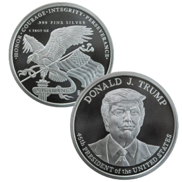 Golden State Mint Prezident Donald J. Trump 1 Oz - Image 2