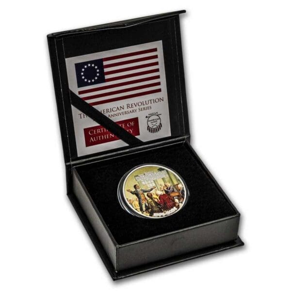 Mayer Mint GMBH Revolution: First Continental Congress (Color) 1 Oz 2024 $1 Native Mint - Image 3