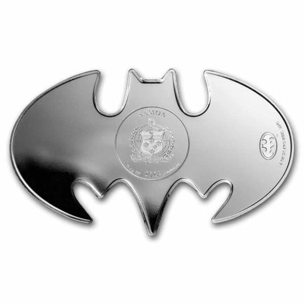 MDM Mint 2024 Samoa 1 oz Stříbro Batman Batarang barevná - Image 3