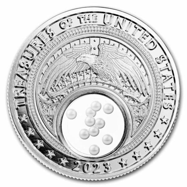 Native American Mint Silver Treasures of the US Tennessee Pearl 1 Oz 2023 Native Mint - Image 2