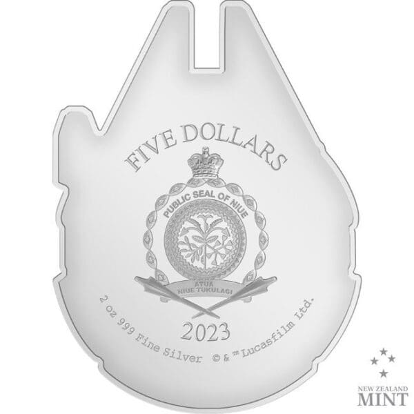 New Zealand Mint Millenium Falcon 2 Oz - Image 2