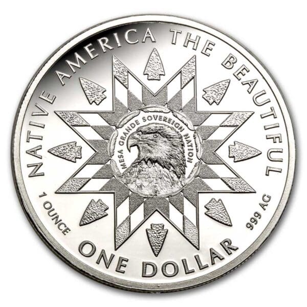 Osborne Mint Národní památka Nebraska Homestead (barva) 1 Oz 2024 Native Mint - Image 2