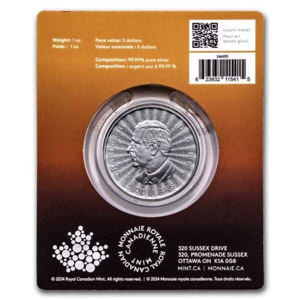 Royal Canadian Mint Majestátní lední medvědi 2024 Kanada 1 oz $5 - Image 4