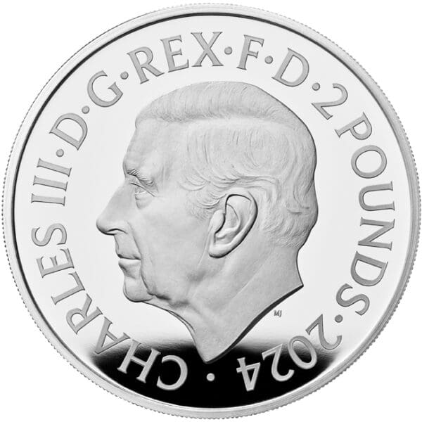 Royal Mint Stegosaurus 1 Oz Stříbrná mince - Image 2