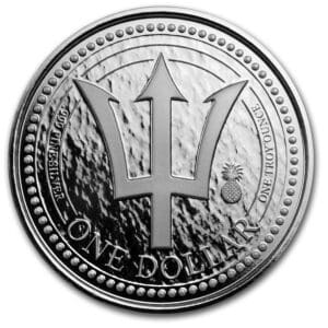 Scottsdale Mint Trojzubec Pineapple (ananas) Privy BU 1 Oz 2018 Barbados