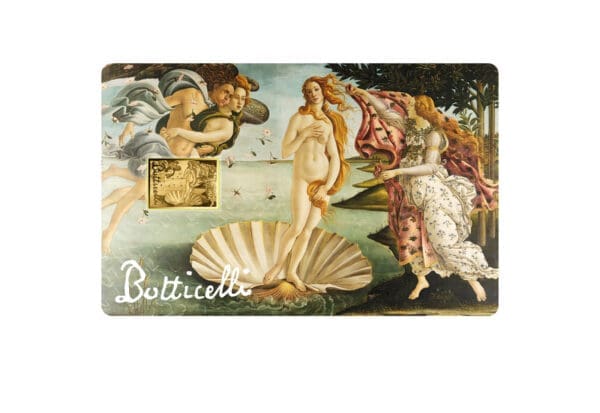Zlatý slitek 999/1000  Botticelli Narození Venuše - Image 2