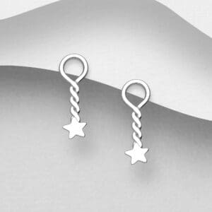 Stříbrné náušnice 925 Star