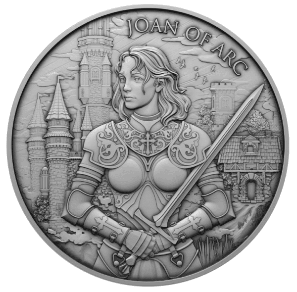 1 oz Legendary Warriors: Johanka z Arku BU