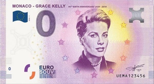 0 Euro Monaco - 90. Geburtstag Grace Kelly 2018