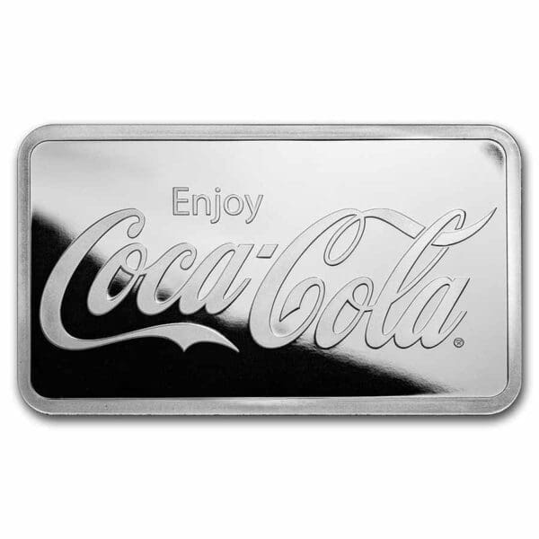 9Fine Mint Coca-Cola® 1 oz Silver slitek (v TEP) - Image 3