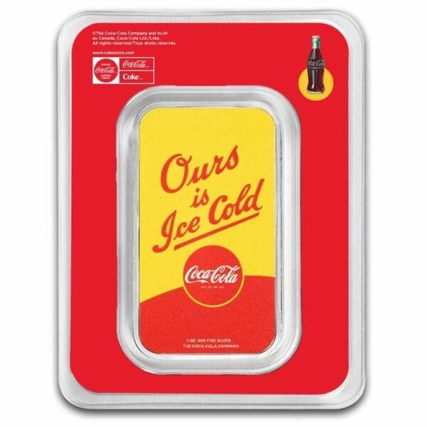9Fine Mint Coca-Cola® 1 oz Summer Fun Colorized Slítek (v TEP) - Image 2