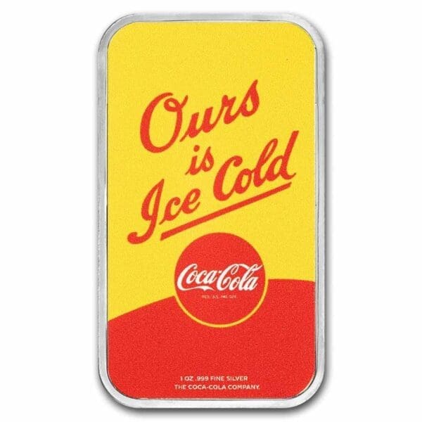 9Fine Mint Coca-Cola® 1 oz Summer Fun Colorized Slítek (v TEP) - Image 3
